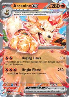 Arcanine-ex 032/198 Reverse NM (ITA)
