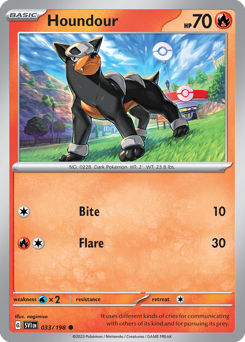 Houndour 033/198 Reverse NM (ITA)