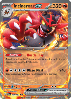 Incineroar-ex 034/218 NM (ITA)