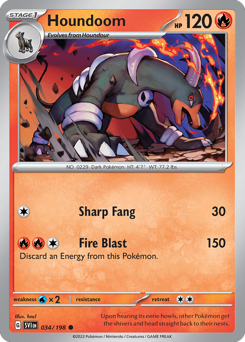 Houndoom 034/198 NM (ITA)
