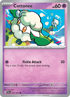 Cottonee 034/245 Reverse NM (ITA)