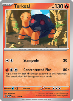 Torkoal 035/198 Reverse NM (ITA)