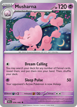 Musharna 036/172 Poké Ball NM (ITA)