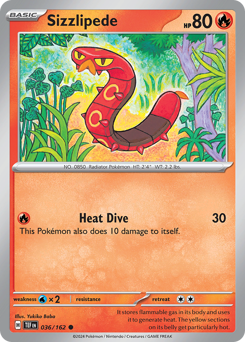 Sizzlipede 036/218 NM (ITA)