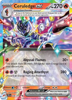 Ceruledge-ex 036/252 Reverse NM (ITA)