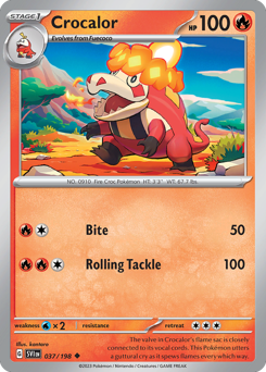 Crocalor 037/198 Reverse NM (ITA)