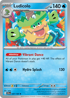 Ludicolo 037/190 Reverse NM (ITA)