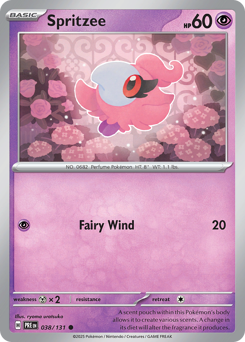 Spritzee 038/180 Poké Ball NM (ITA)