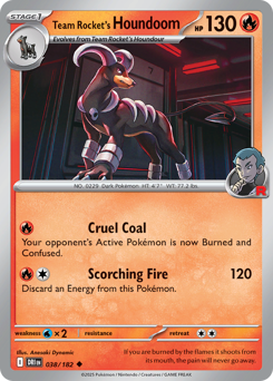 Houndoom del Team Rocket 038/244 Reverse NM (ITA)