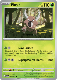 Pinsir 003/226 NM (ITA)