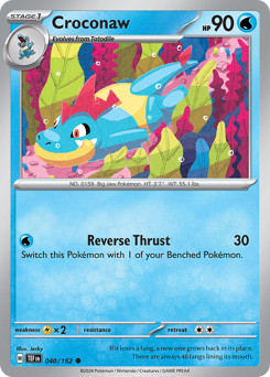 Croconaw 040/218 Reverse NM (ITA)