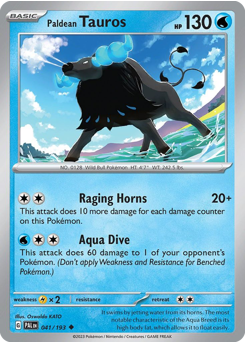 Paldean Tauros 041/279