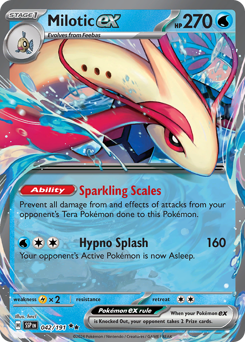 Milotic-ex 042/252 Reverse NM (ITA)