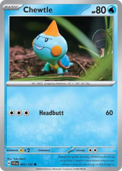 Chewtle 043/175 NM (ITA)