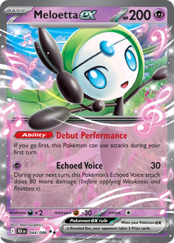 Meloetta-ex 044/172 NM (ITA)