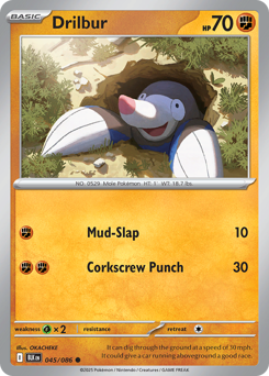 Drilbur 045/172 Poké Ball NM (ITA)