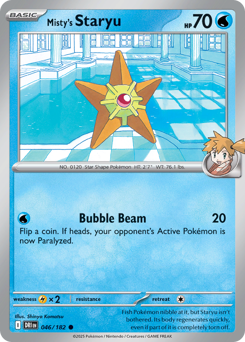 Staryu di Misty 046/244 Reverse NM (ITA)