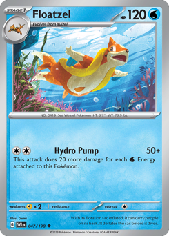 Floatzel 047/198 NM (ITA)