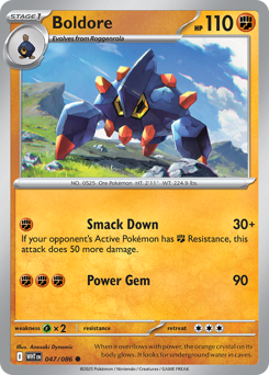 Boldore 047/173 Poké Ball NM (ITA)