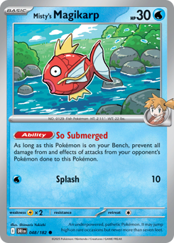 Magikarp di Misty 048/244 Reverse NM (ITA)