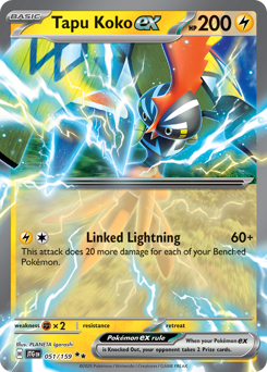 Tapu Koko-ex 051/190 Reverse NM (ITA)