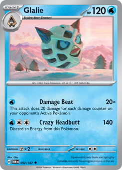 Glalie 052/226 Reverse NM (ITA)