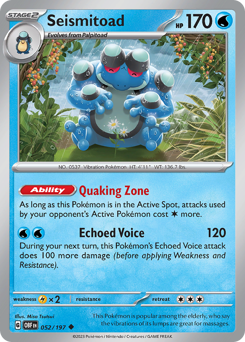 Seismitoad 052/230