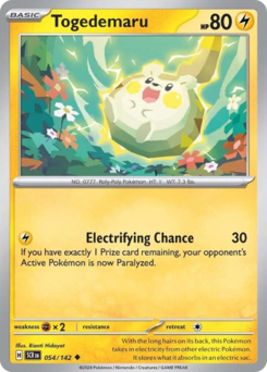 Togedemaru 054/175 Reverse NM (ITA)