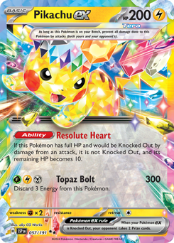 Pikachu-ex 057/252 NM (ITA)