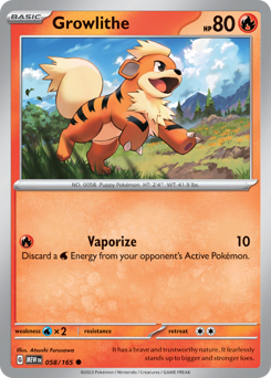 Growlithe 058/207