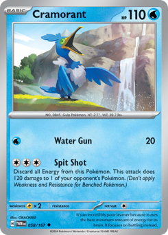 Cramorant 058/226 Reverse NM (ITA)