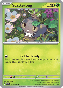 Scatterbug 005/252 Reverse NM (ITA)