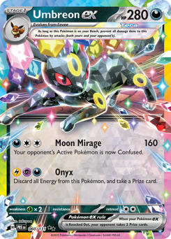 Umbreon-ex 060/180 Master Ball NM (ITA)