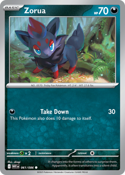 Zorua 061/173 Poké Ball NM (ITA)