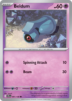 Beldum 061/190 Reverse NM (ITA)