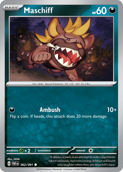 Maschiff 062/245 Reverse NM (ITA)