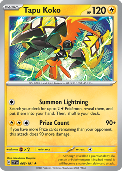 Tapu Koko 065/252 Reverse NM (ITA)