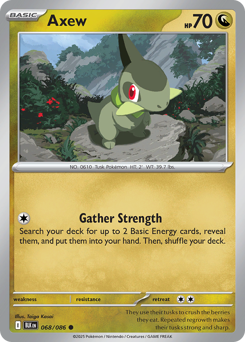 Axew 068/172 Poké Ball NM (ITA)
