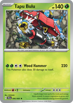 Tapu Bulu 006/99 Reverse NM (ITA)