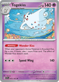 Togekiss 072/252 Reverse NM (ITA)