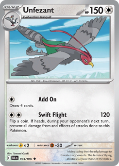 Unfezant 073/172 NM (ITA)