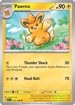 Pawmo 075/198 Reverse NM (ITA)