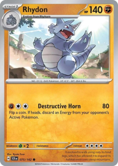 Rhydon 075/175 Reverse NM (ITA)