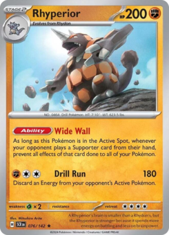 Rhyperior 076/175 Reverse NM (ITA)