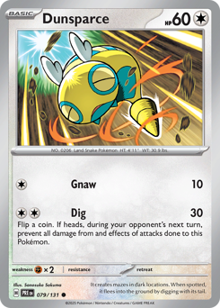 Dunsparce 079/180 Master Ball NM (ITA)