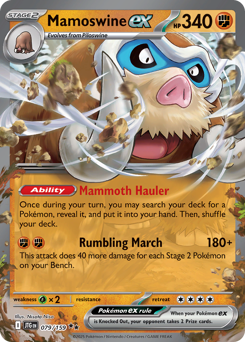 Mamoswine-ex 079/190 Reverse NM (ITA)