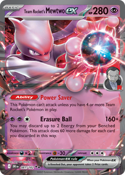 Mewtwo-ex del Team Rocket 081/244 NM (ITA)