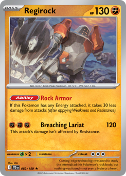 Regirock 082/190 Reverse NM (ITA)