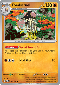 Toedscruel 089/190 Reverse NM (ITA)
