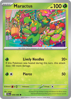 Maractus 008/172 Poké Ball NM (ITA)